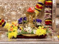 Shri Shiva Pujana by HH Swamiji; Picture Courtesy Shri Abhishak Pai