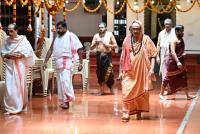 Aagaman of HH Swamiji and Deva Darshan; Picture courtesy Shri Sadashiv Bana