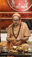 Shri Shiva Pujana by HH Swamiji; Picture courtesy Shri Jaikishan Kandlur