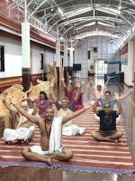 Yoga with Pradeep maam; Picture Courtesy Shri Jaikishan Kandlur
