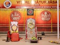 Shri Shiva Pujana by HH Swamiji; Picture Courtesy Shri Abhishek Pai