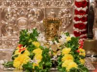 Shri Shiva Pujana by HH Swamiji; Picture Courtesy Shri Abhishek Pai