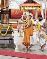 Maharudra Homa conclusion; Picture Courtesy Shri Jaikishan Kandlur
