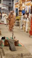 Shri Devi Pujana by HH Swamiji; Picture Courtesy Shri Jaikishan Kandlur