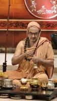 Shri Devi Pujana by HH Swamiji; Picture Courtesy Shri Jaikishan Kandlur