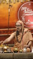 Shri Devi Pujana by HH Swamiji; Picture Courtesy Shri Jaikishan Kandlur