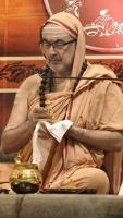 Shri Devi Pujana by HH Swamiji; Picture Courtesy Shri Jaikishan Kandlur