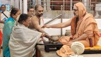 Tirtha Vitarana; Picture Courtesy Shri Jaikishan Kandlur