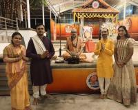 Tirtha Vitarana; Picture Courtesy Shri Jaikishan Kandlur