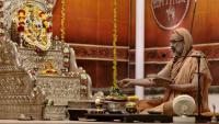 Shri Shiva Pujana by HH Swamiji; Picture Courtesy Shri Jaikishan Kandlur
