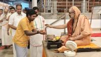 Teertha Vitarana; Picture Courtesy Shri Abhishek Pai