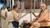 Teertha Vitarana; Picture Courtesy Shri Abhishek Pai