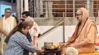 Teertha Vitarana; Picture Courtesy Shri Abhishek Pai
