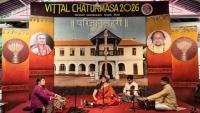 Sangeeta Seva by Vocalist Smt. Uma Phadke and Violinist Shri Anup Kulthe; Picture Courtesy Shri Jaikishan Kandlur