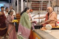 Tirtha Vitarana; Picture Courtesy Shri Jaikishan Kandlur