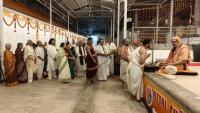 Tirtha Vitarana; Picture Courtesy Shri Jaikishan Kandlur