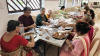 Volunteers packing Prasada; Picture Courtesy Shri Jaikishan Kandlur