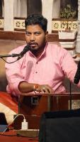 Bhajana Sandhya by Shri Arvind Acharya, Manila; Picture Courtesy Shri Jaikishan Kandlur