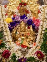 Shri Devi Pujana by HH Swamiji; Picture Courtesy Shri Abhishek Pai