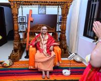 HH Swamiji visits Shri Bhavanishankar Kandlur's residence