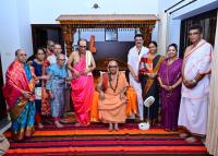 HH Swamiji visits Shri Bhavanishankar Kandlur's residence