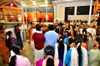 Swagat Geet by Ved Vjay Bhat and mandali; Picture courtesy Shri Sadashiv Bana