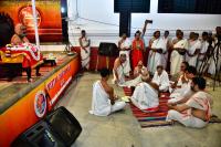 Shri Guru Paduka Pujana; Picture courtesy Shri Sadashiv Bana