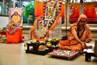 Mandala Puja & Shri Vedavyasa Puja by HH Swamiji; Picture courtesy Picture courtesy Shri Sadashiv Bana
