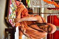 Mandala Puja & Shri Vedavyasa Puja by HH Swamiji; Picture courtesy Shri Sadashiv Bana