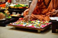 Mandala Puja & Shri Vedavyasa Puja by HH Swamiji; Picture courtesy Shri Sadashiv Bana