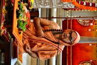 Mandala Puja & Shri Vedavyasa Puja by HH Swamiji; Picture courtesy Shri Sadashiv Bana