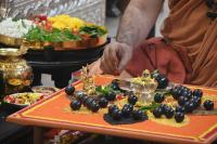 Mandala Puja & Shri Vedavyasa Puja by HH Swamiji; Picture courtesy Smt. Sanjana Bantwal