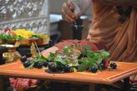 Mandala Puja & Shri Vedavyasa Puja by HH Swamiji; Picture courtesy Smt. Sanjana Bantwal