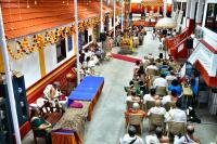 Ashirvachana by HH Swamiji; Picture courtesy Shri Sadashiv Bana