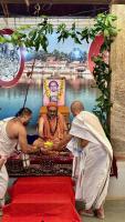 Deva Darshan and Jalabhisheka at Bhandikeri Math, Gokarn by HH Swamiji (30 Sep 2024)