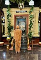 Deva Darshan and Jalabhisheka at Guru Math, Mallapur by HH Swamiji (30 Sep 2024)