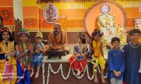 Gopala Kallo programme; Kids dressed up as Radha and Krishna (28 August 2024) (Pictures Courtesy of Shri Ganesh Rao)