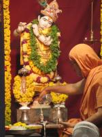 Jalabhisheka and Panchamritha Abhishek at  Shri Venugopal Sannidhi by HH Swamiji on Janmashtami (26 August 2024) (Pictures Courtesy of Shri Ganesh Rao)