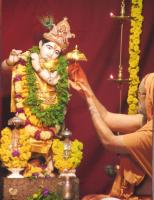 Jalabhisheka and Panchamritha Abhishek at  Shri Venugopal Sannidhi by HH Swamiji on Janmashtami (26 August 2024) (Pictures Courtesy of Shri Ganesh Rao)
