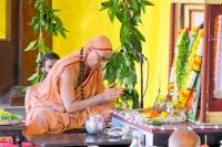 Guru Pujana by H.H.Swamiji on Simollanghana at Shirali  (2nd September 2020)