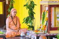 Guru Pujana by H.H.Swamiji on Simollanghana at Shirali  (2nd September 2020)