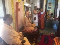 H.H. Swamiji at Shri Shankar Narayan Dattatraya Temple, Udipi and arrival at Samadhi Math, Mangalore (16.1.2021)