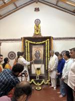 H.H. Swamiji's visit to Shri Idagunji Maha Ganapati Yakshagana Mandali, Keremane (3 Feb 2023)  