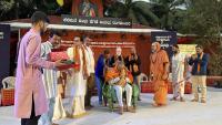 H.H. Swamiji's visit to Shri Idagunji Maha Ganapati Yakshagana Mandali, Keremane (3 Feb 2023)  