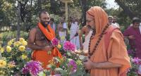 H.H. Swamiji at Vyas Ashram Camp, Haridwar (24 Feb 2023)