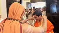 H. H. Shrimad Vidyadheesh Teerth Shripad Vader Swamiji's visit to SCM Shirali