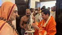 H. H. Shrimad Vidyadheesh Teerth Shripad Vader Swamiji's visit to SCM Shirali