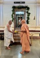 HH Swamiji's visit and Jalabhisheka at Bhandikeri Math, Gokarn (6 July 2025)