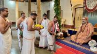 HH Swamiji's visit and Jalabhisheka at Bhandikeri Math, Gokarn (6 July 2025)