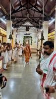 HH Swamiji's visit and Jalabhisheka at Bhandikeri Math, Gokarn (6 July 2025)